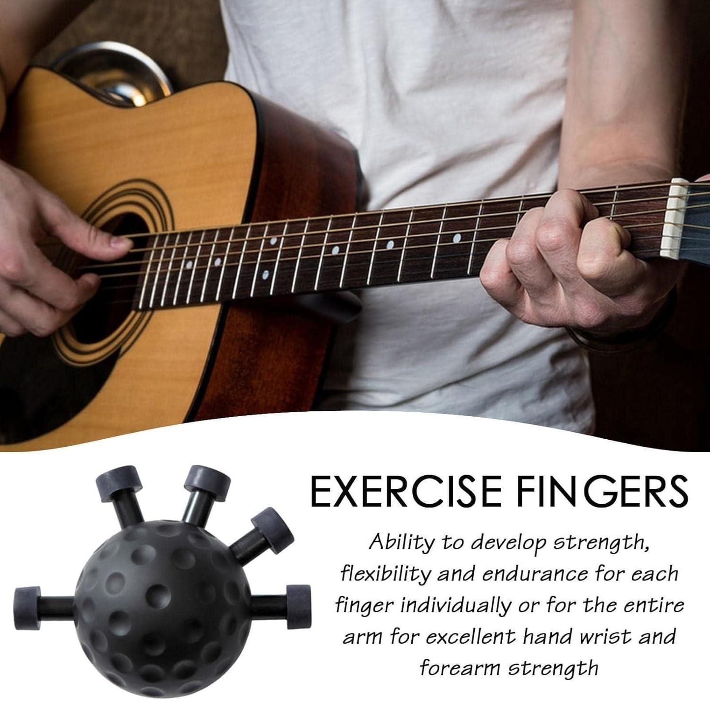 Hand Grip Strengthener – Finger Grip Trainer Ball