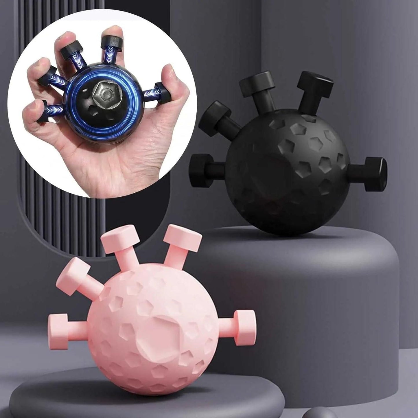 Hand Grip Strengthener – Finger Grip Trainer Ball