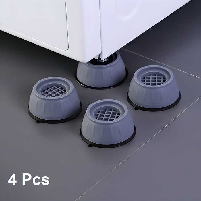 Anti-Vibration Pads for Washing Machine & Furniture (4 Pcs)